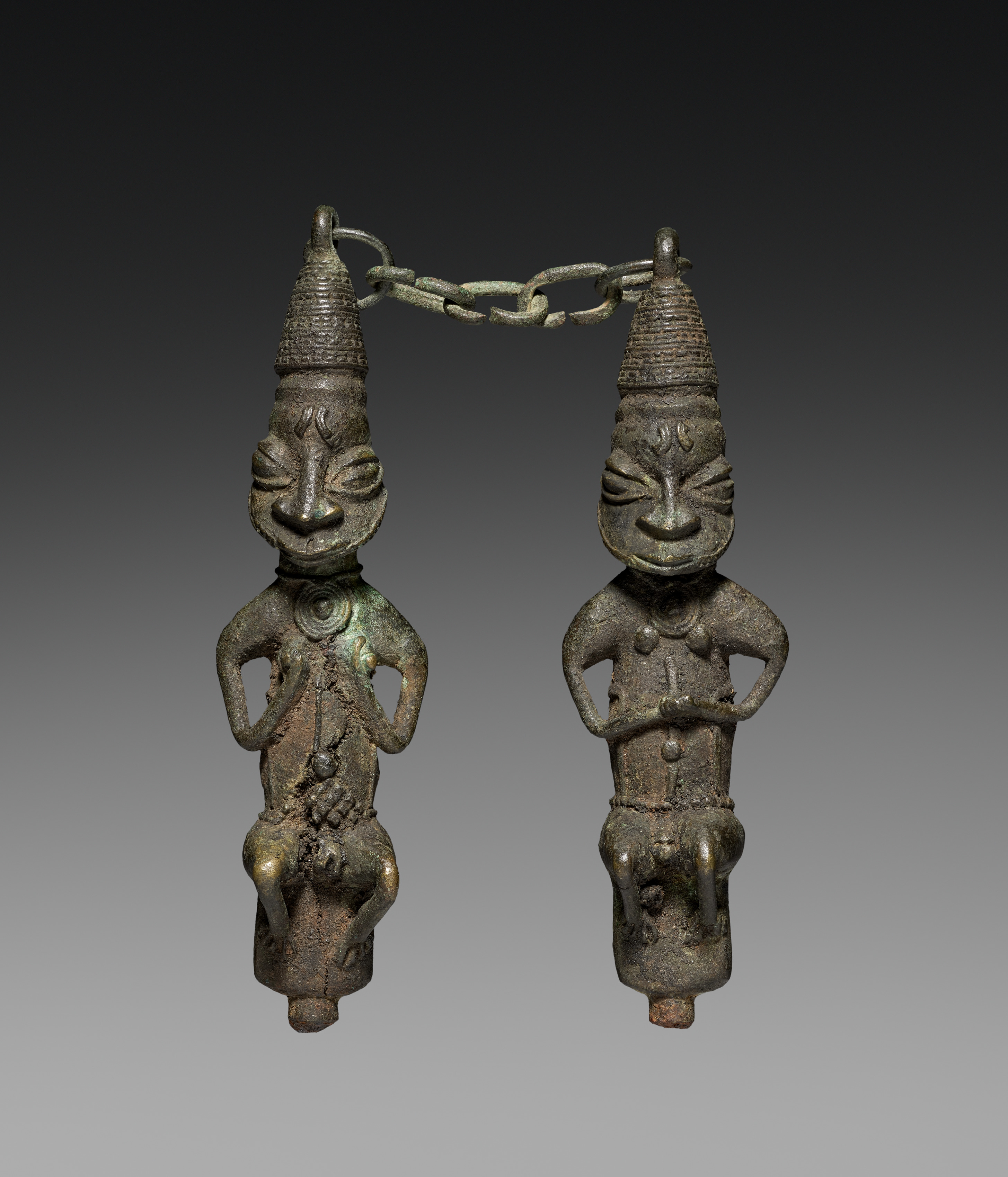 Pair of Ritual Staffs (ẹdan Ògbóni)