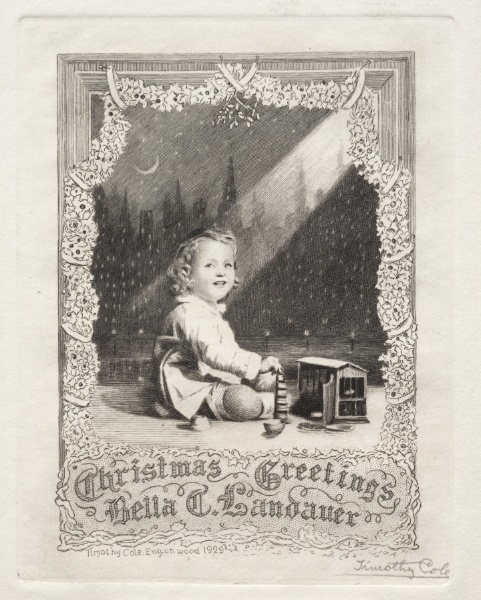 Christmas Card of Bella C. Landauer