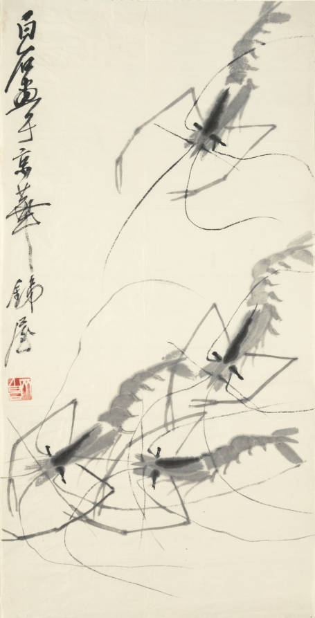 Shrimps, Qi Baishi, first half of the 1900s