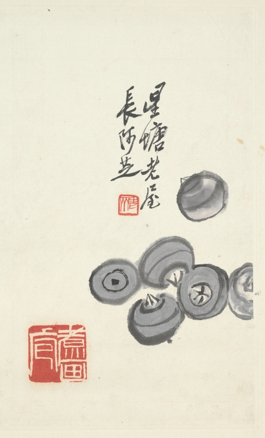 Water Chestnuts, Qi Baishi, first half of the 1900s