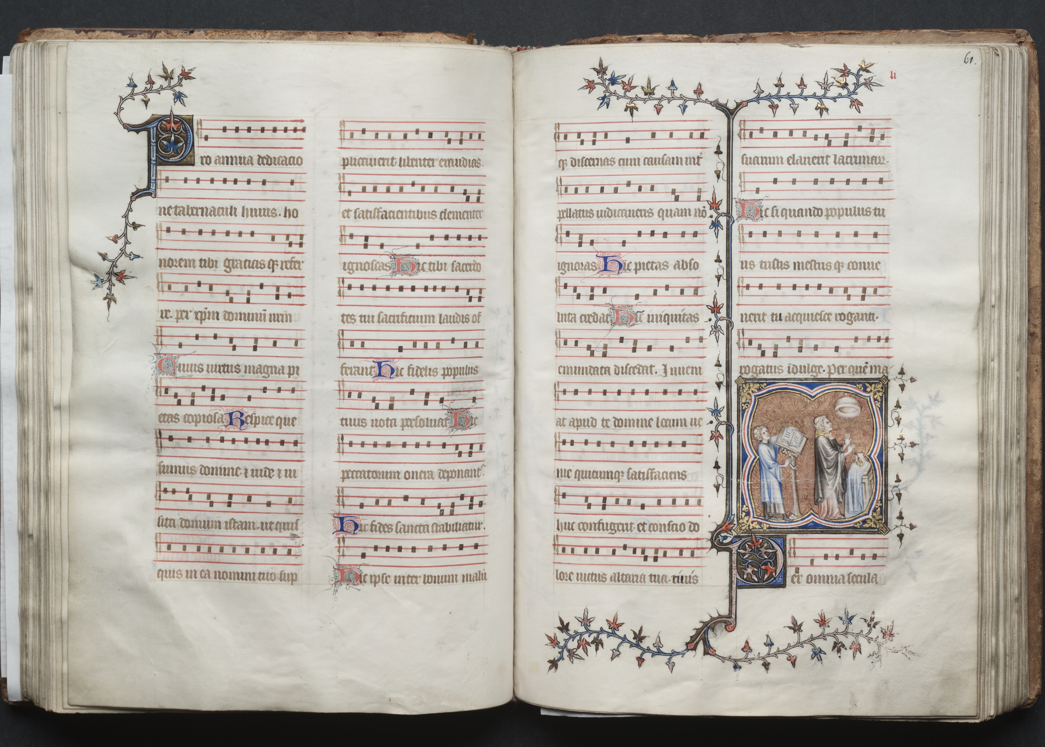The Gotha Missal:  Fol. 60v, Text