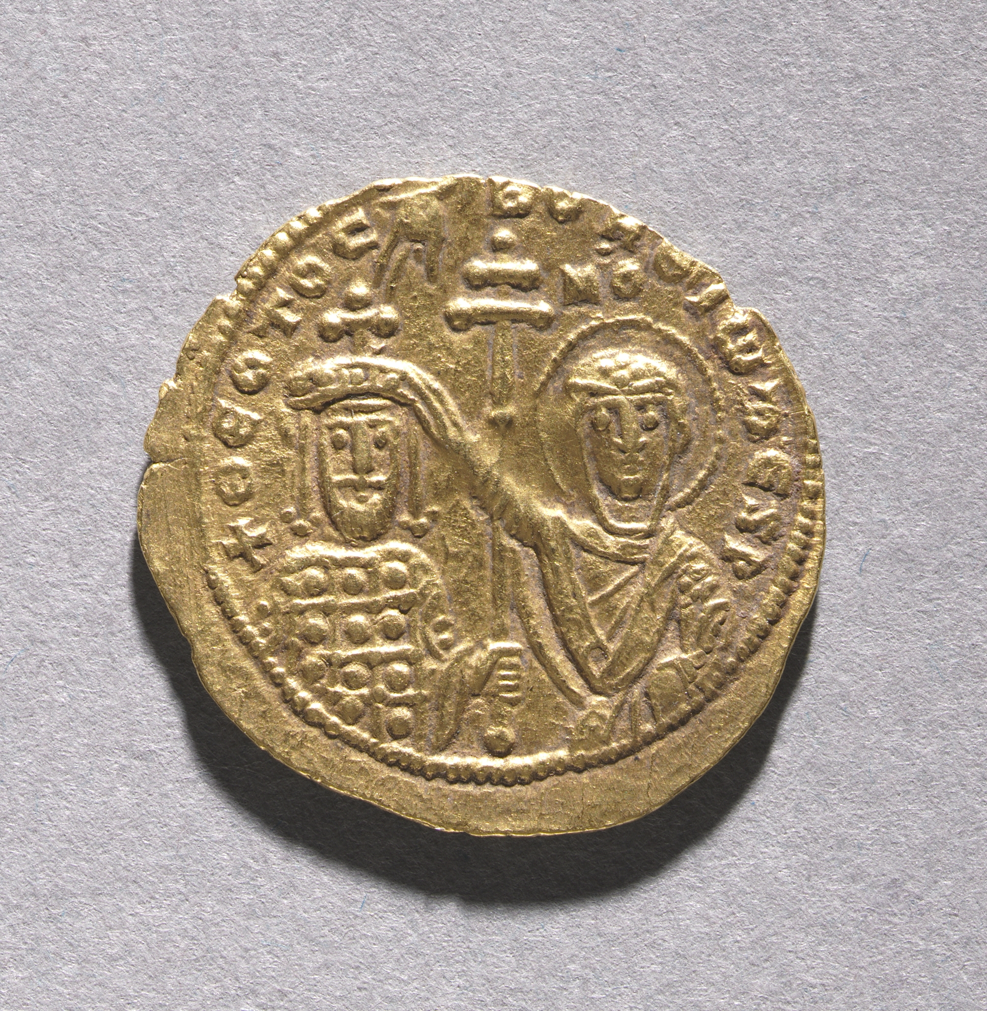 Nomisma with John I Zimisces (reverse)