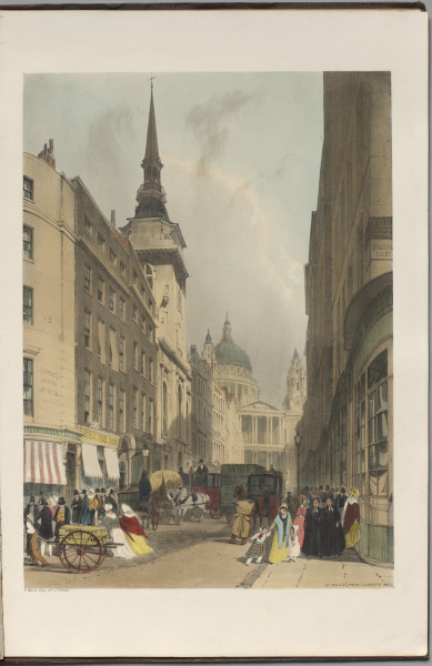 London As It Is:  St. Paul's, from Ludgate Hill