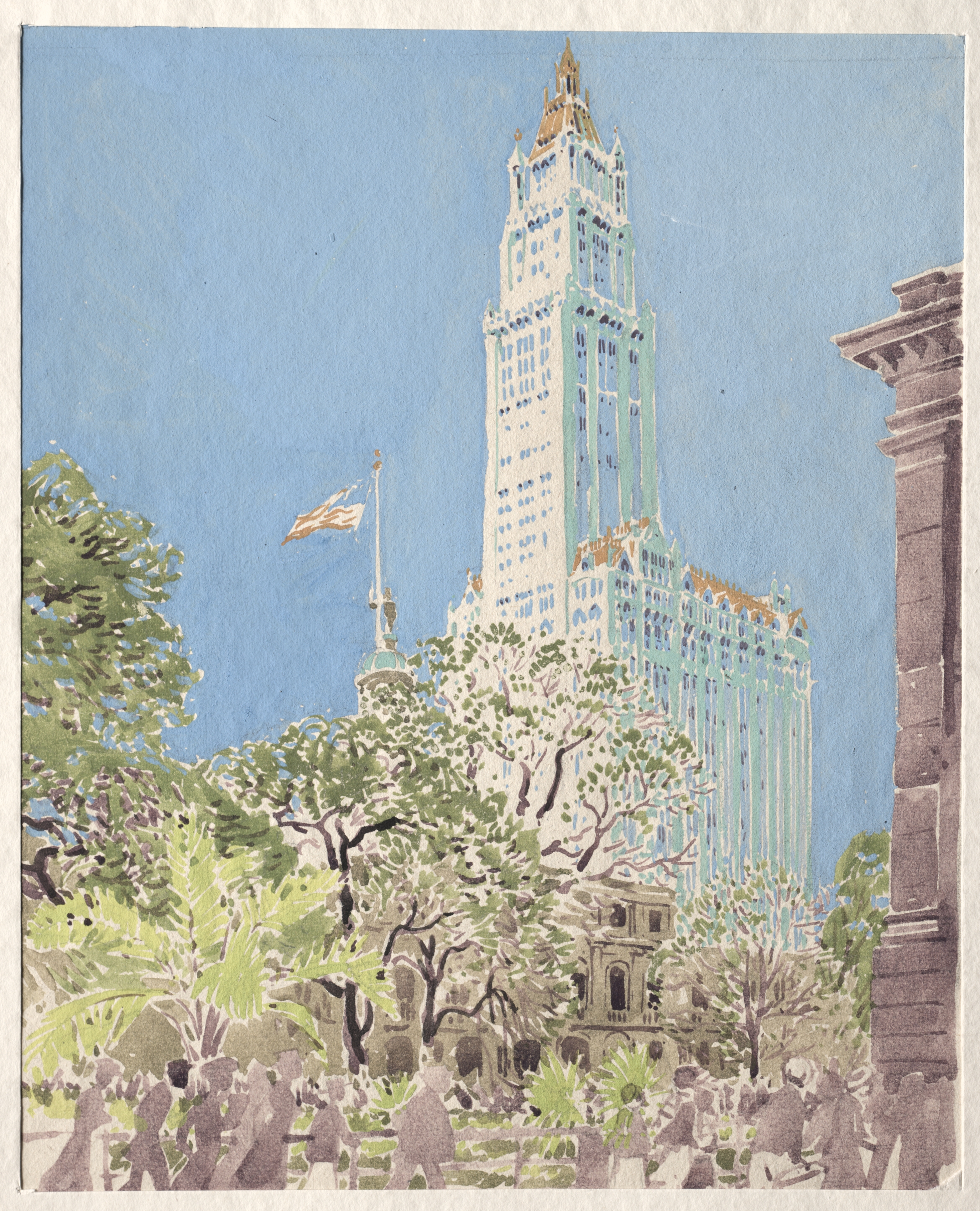 Woolworth Building New York (recto)