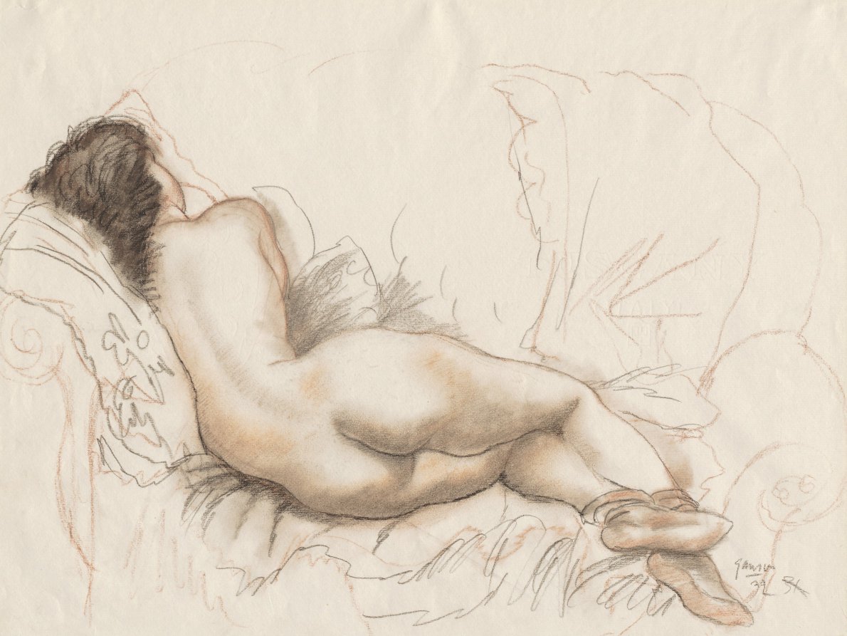 Nude, Emil Ganso, 1932
