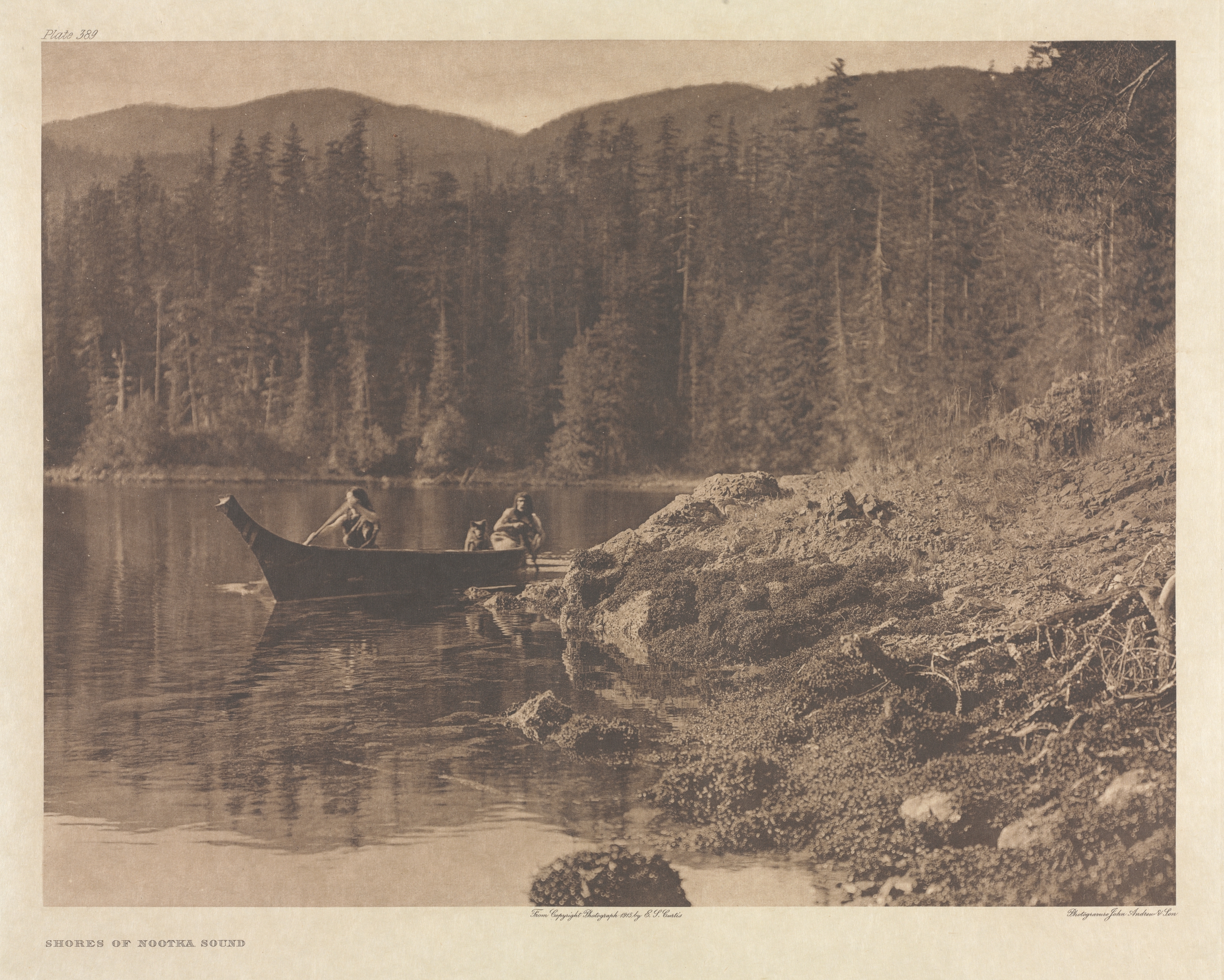 Portfolio XI, Plate 389: Shores of Nootka Sound
