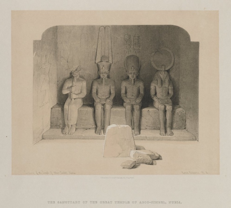 Egypt and Nubia, Volume I: Sanctuary of the Temple of Aboo-Simbel, Nubia
