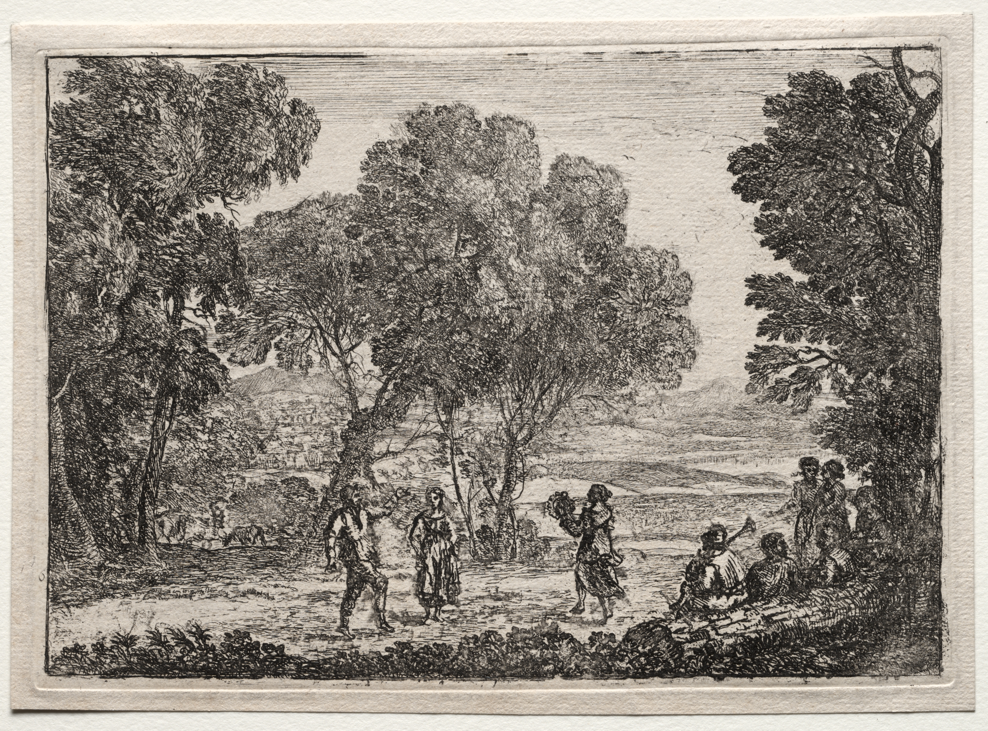Landscape with a Country Dance (Small Plate)