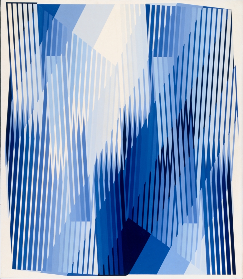 Blue and White Ford, Edwin Mieczkowski, 1966