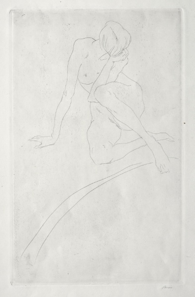 Study of a Nude Woman Seated