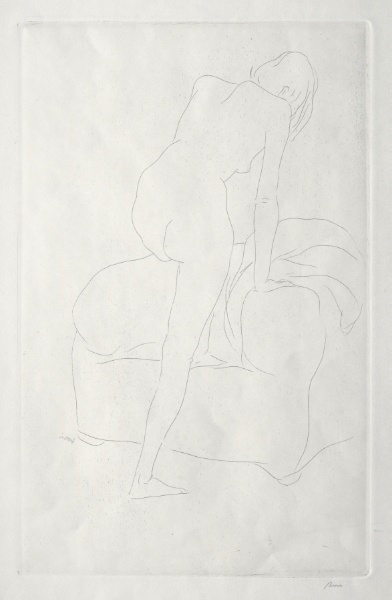 Study of a Nude Woman Standing
