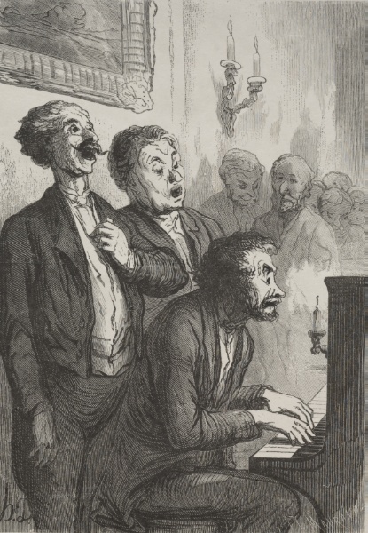 The Singers in the Salon