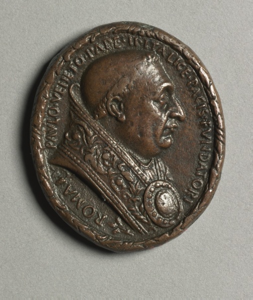 Portrait of Pope Paul II Barbo (obverse) and (reverse)