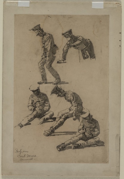 Five Studies of a Soldier
