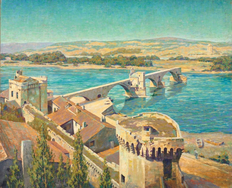 The Ruined Bridge of Benezet at Avignon