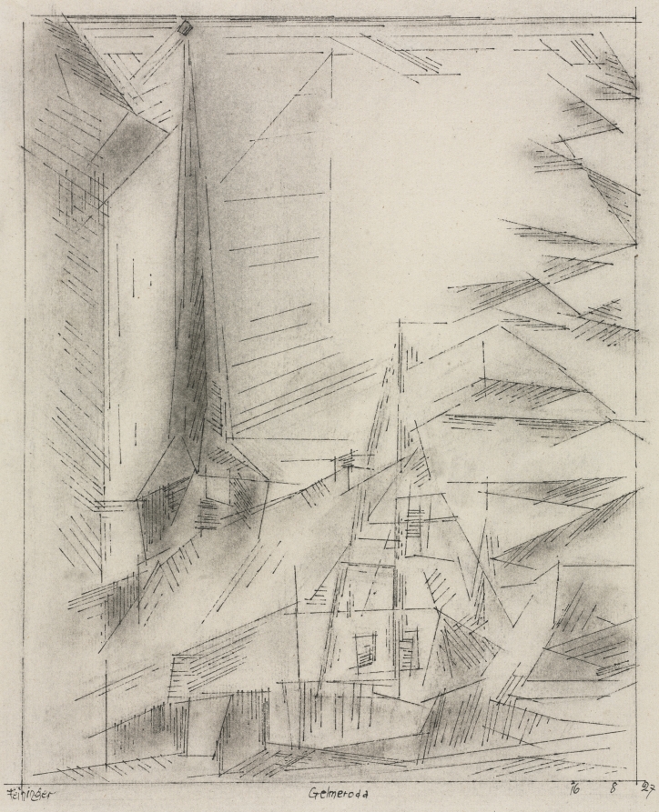 Gelmeroda (Thuringia, Germany), Lyonel Feininger, 1927