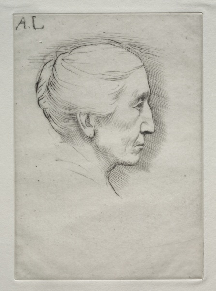 Portrait of Mme. Emily Hughes (1st Plate)
