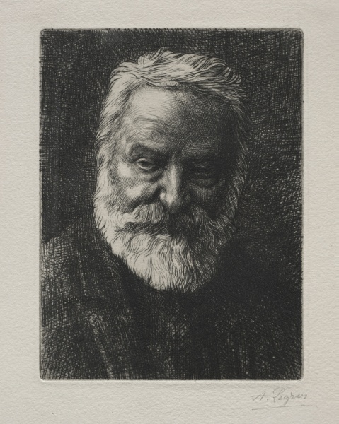 Portrait of Victor Hugo (2nd Plate)