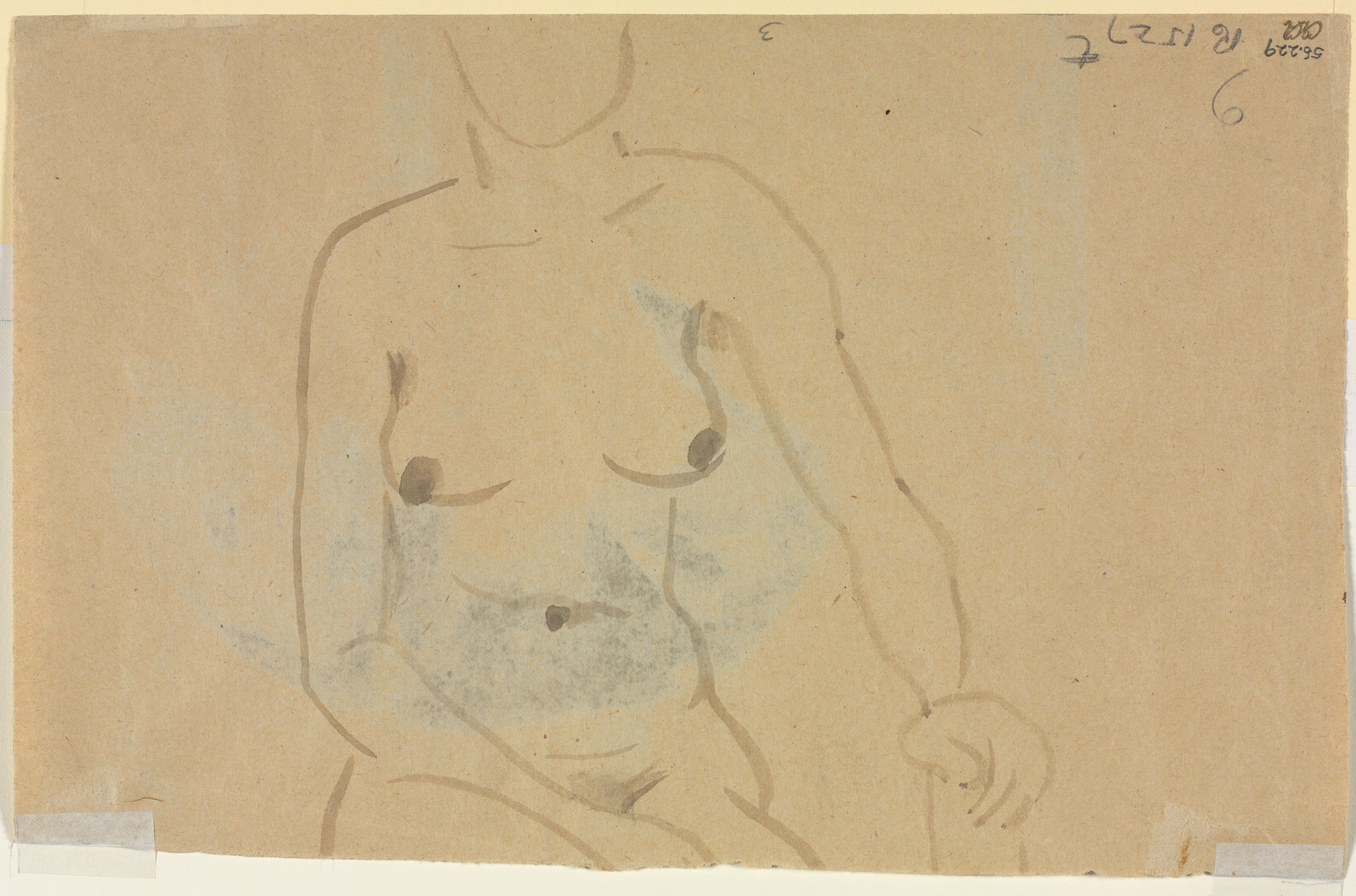 Torso of a Nude Woman (verso)