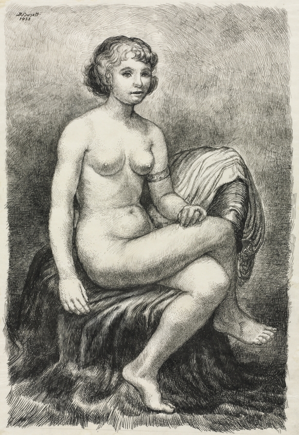 Seated Nude, William Dean Fausett, 1933