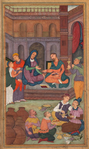 The Marriage at Cana, from a Mirror of Holiness (Mir’at al-quds) of Father Jerome Xavier