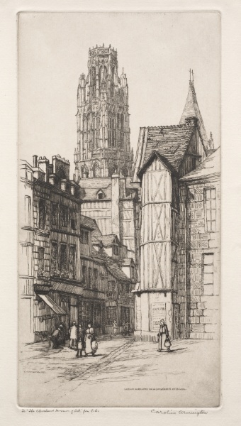 The Beurre Tower of the Cathedral of Rouen