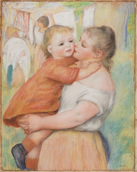 Laundress and Her Child (Aline and Pierre)