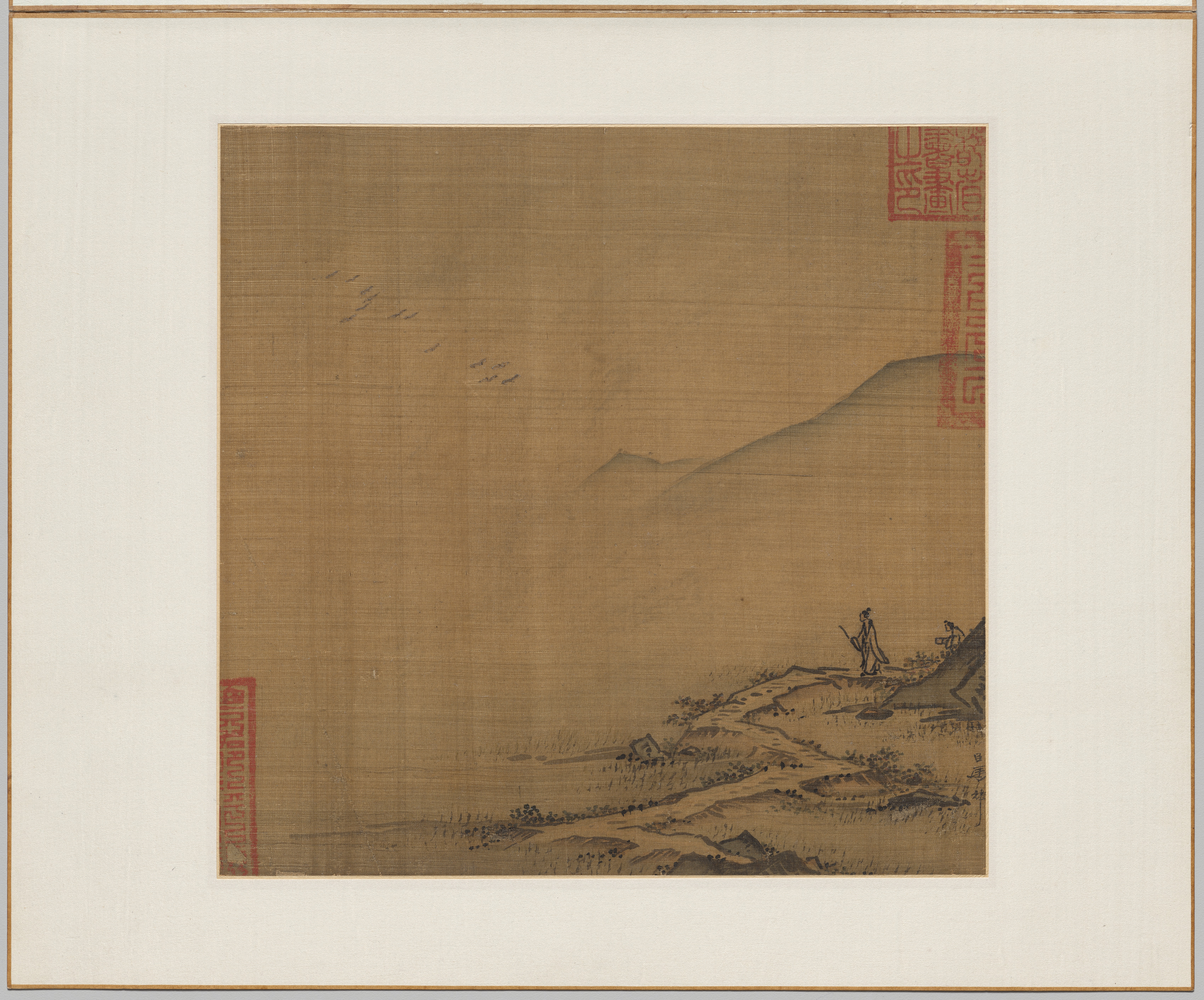 Landscape with Flying Geese
