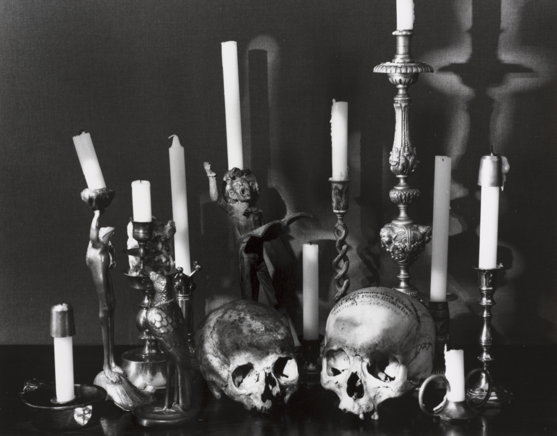 Still Life with Skulls and Candles, from the Rowfant Club Photographs ...