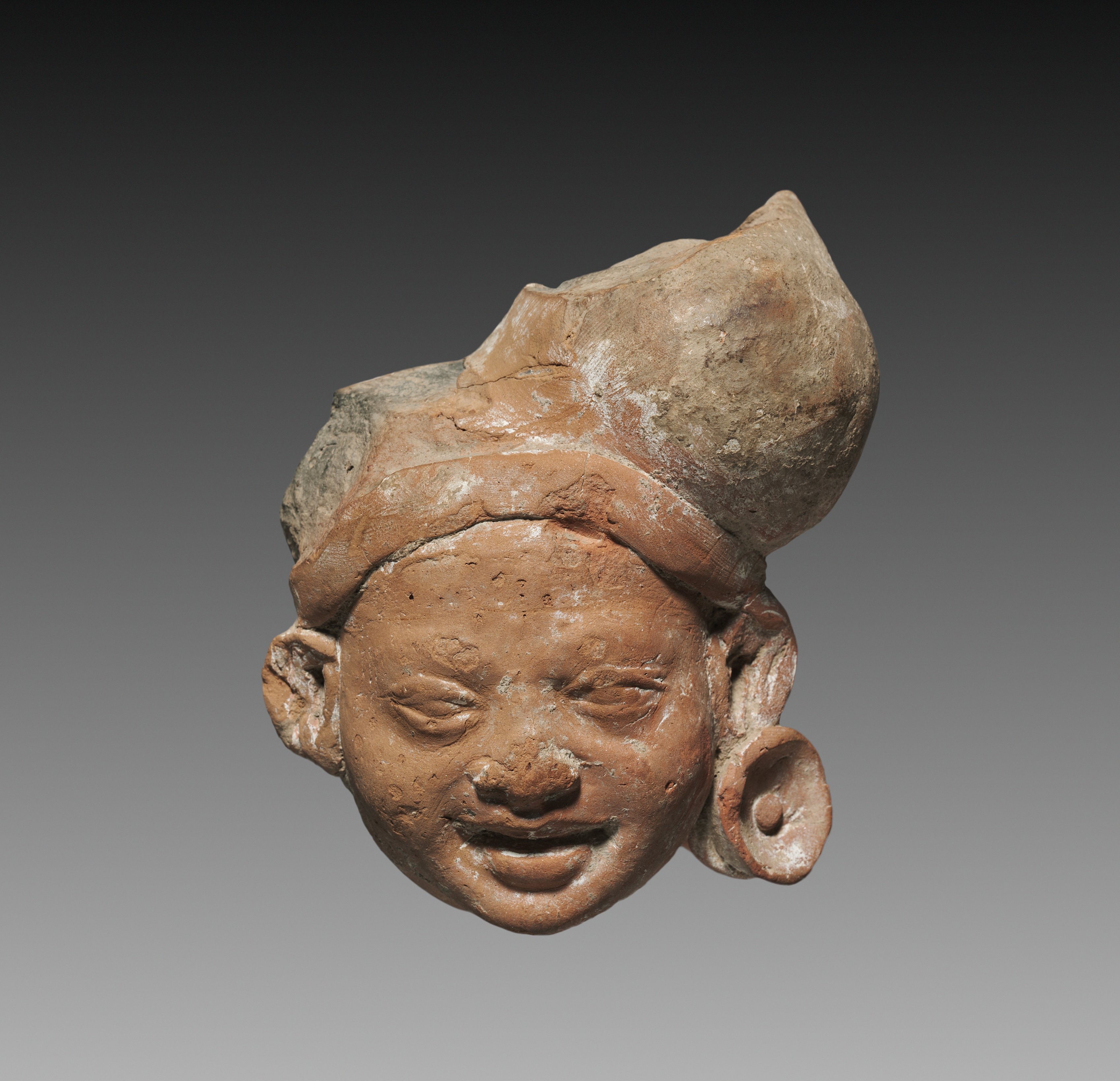 Male Head, possibly a Yaksha