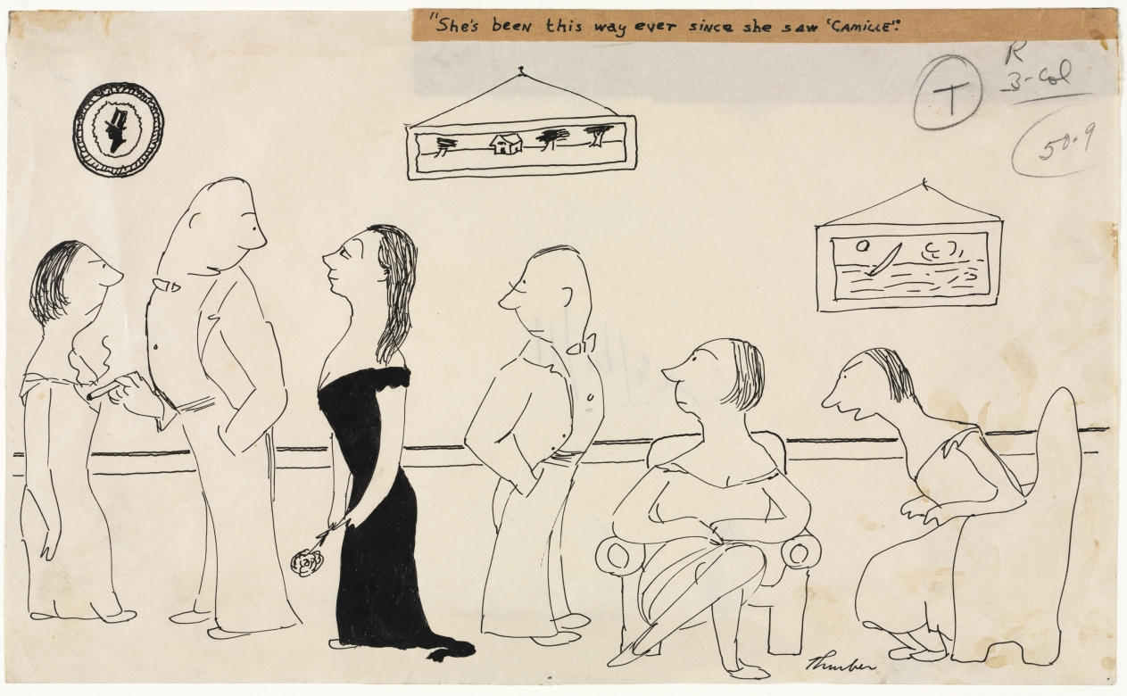 She's Been This Way Ever Since She Saw Camille, James Thurber, c. 1910–34