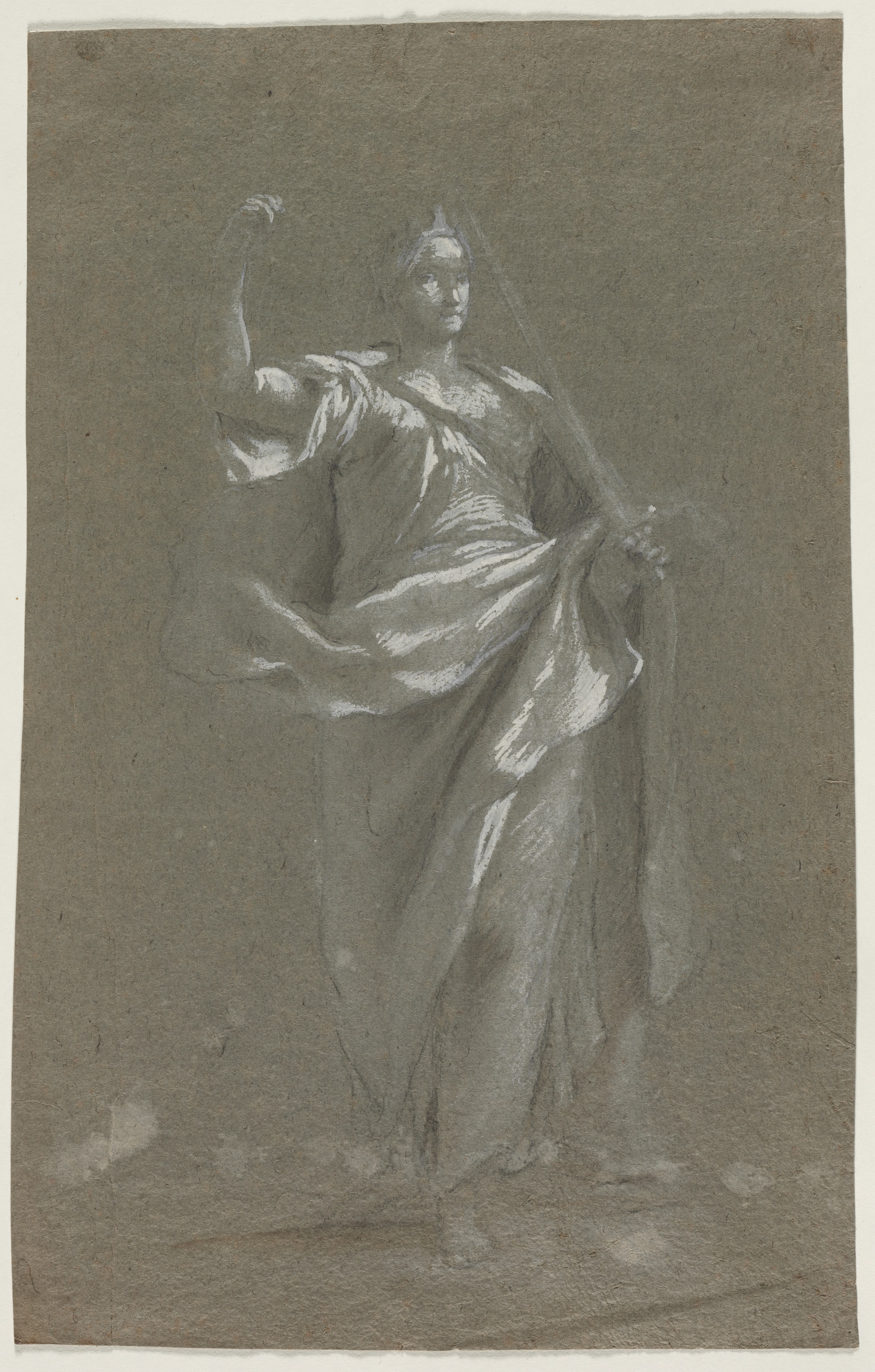 Allegorical Figure (recto and verso) 