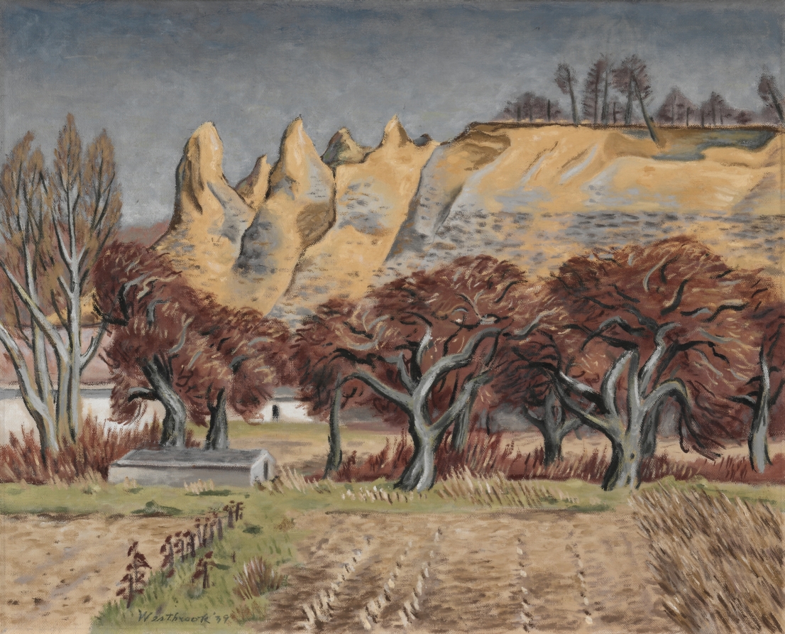 Crumbling River Bank, Lloyd L. Westbrook, 1939