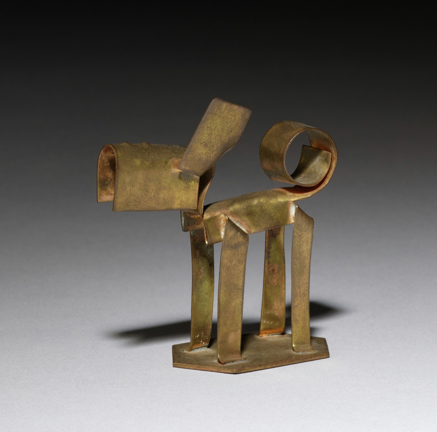 Brass Dog, Karl Rotter-Reinhold Duschka Workshop, c. 1920s