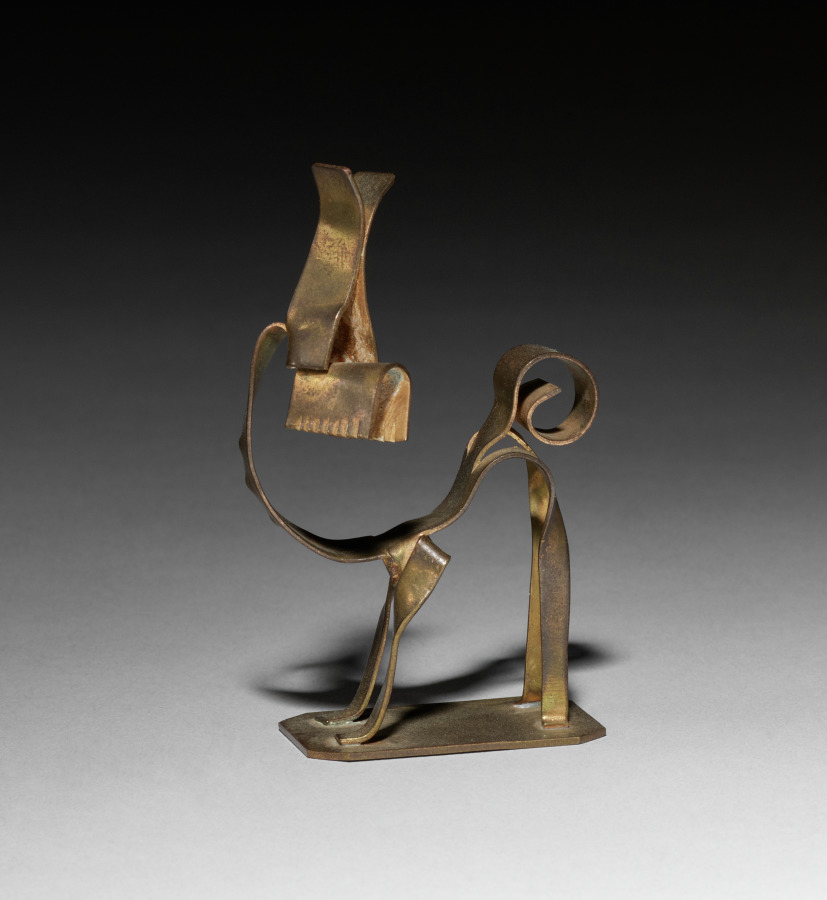 Brass Dog (?), Karl Rotter-Reinhold Duschka Workshop, c. 1920s