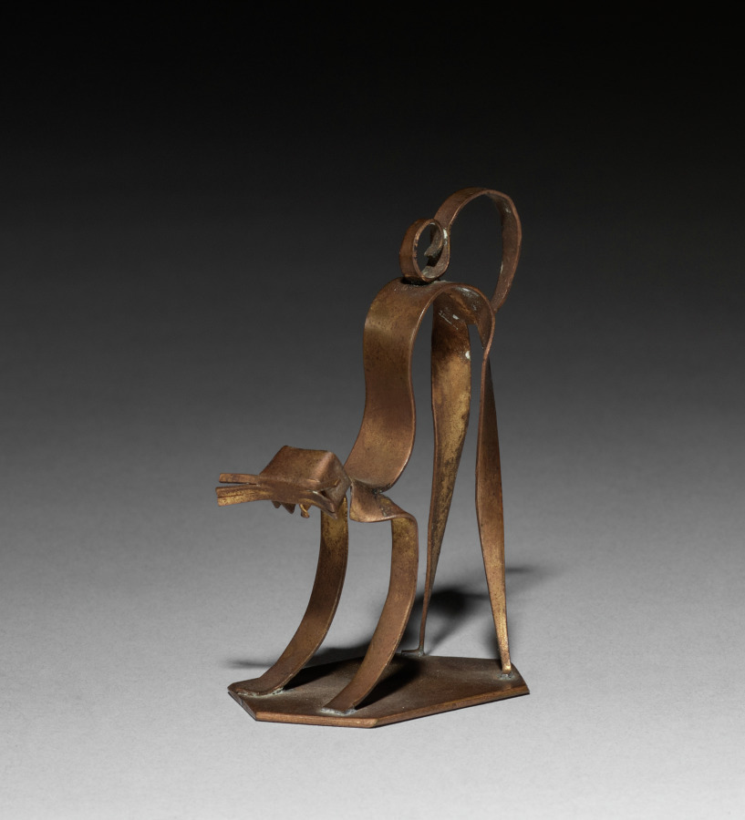 Brass Cat, Karl Rotter-Reinhold Duschka Workshop, c. 1920s