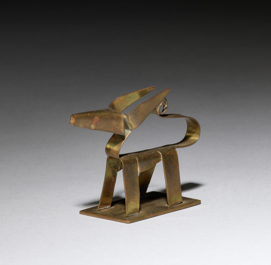 Brass Dog, Karl Rotter-Reinhold Duschka Workshop, c. 1920s