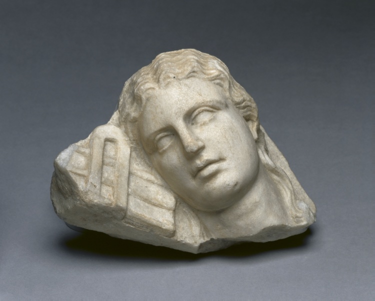 Head of a Woman Holding a Sistrum
