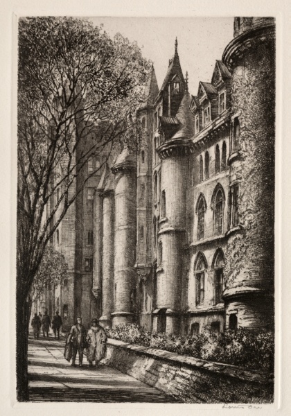 Yale University:  Farnham and Lawrence Halls, College Street