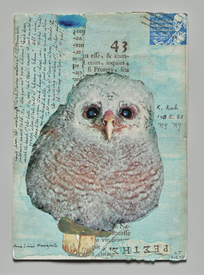 Owl 43 (recto), Lenore Tawney, 1975
