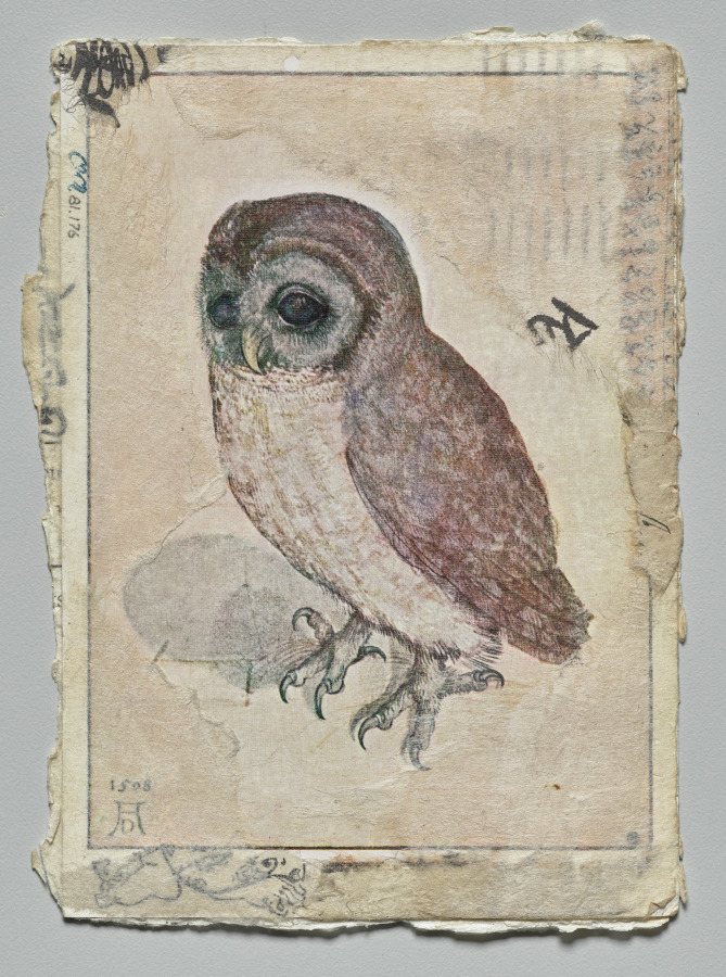Owl (verso), Lenore Tawney, 1969