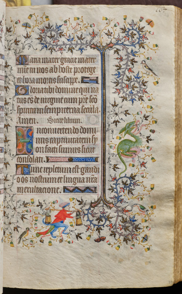 Hours of Charles the Noble, King of Navarre (1361-1425): fol. 84r, Text