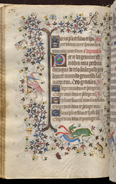 Hours of Charles the Noble, King of Navarre (1361-1425): fol. 86v, Text