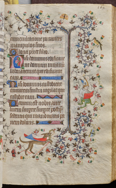 Hours of Charles the Noble, King of Navarre (1361-1425): fol. 85r, Text