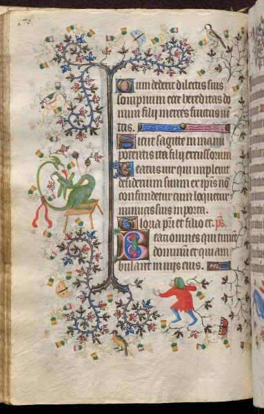Hours of Charles the Noble, King of Navarre (1361-1425): fol. 85v, Text