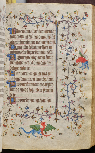 Hours of Charles the Noble, King of Navarre (1361-1425): fol. 89r, Text