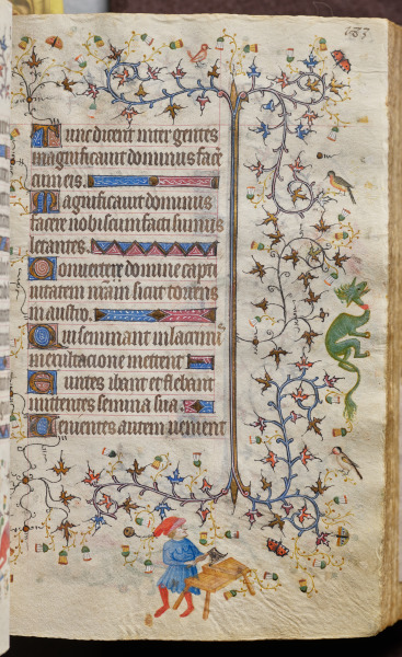 Hours of Charles the Noble, King of Navarre (1361-1425): fol. 92r, Text