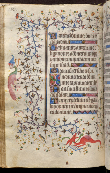 Hours of Charles the Noble, King of Navarre (1361-1425): fol. 91v, Text