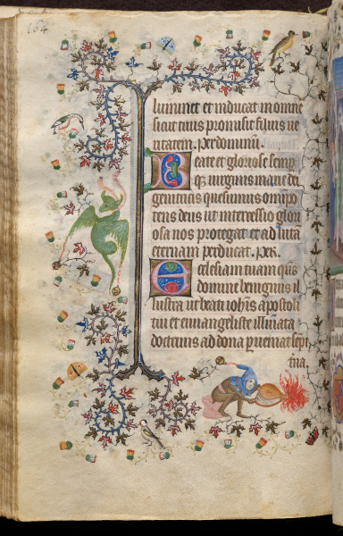 Hours of Charles the Noble, King of Navarre (1361-1425): fol. 82v, Text