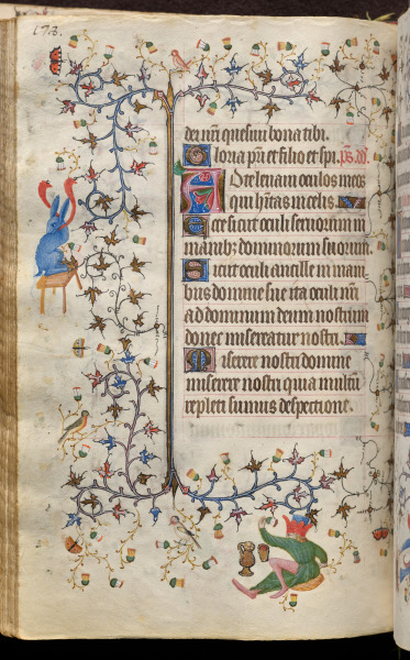 Hours of Charles the Noble, King of Navarre (1361-1425): fol. 89v, Text